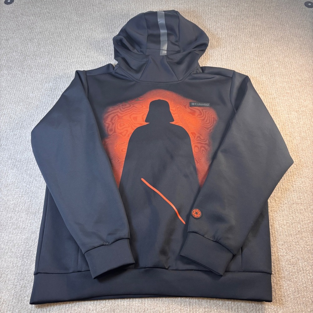Columbia Star Wars Vader Collection Hoodie Black Mens Large XM9968 Darth Vader